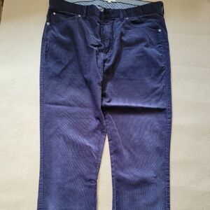 Peter Millar Crown Crafted Corduroy Pants Blue Size 36